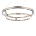 Imperial Round Pendant Brushed Nickel
