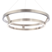 Imperial Round Pendant Brushed Nickel