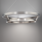 Imperial Round Pendant Brushed Nickel