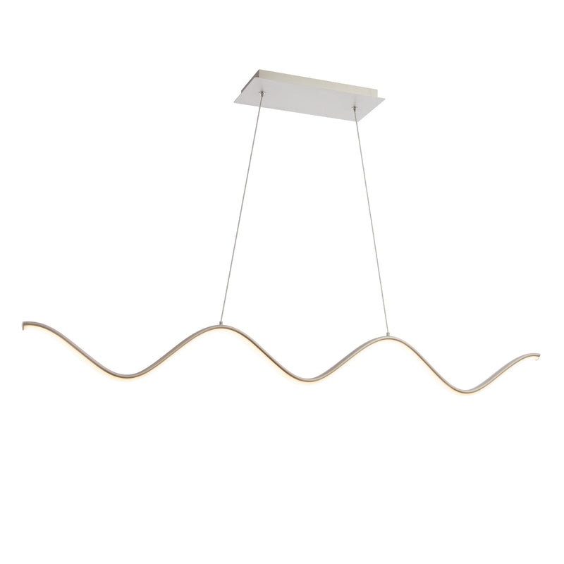 Morae 44in Linear Pendant - Brushed Nickel