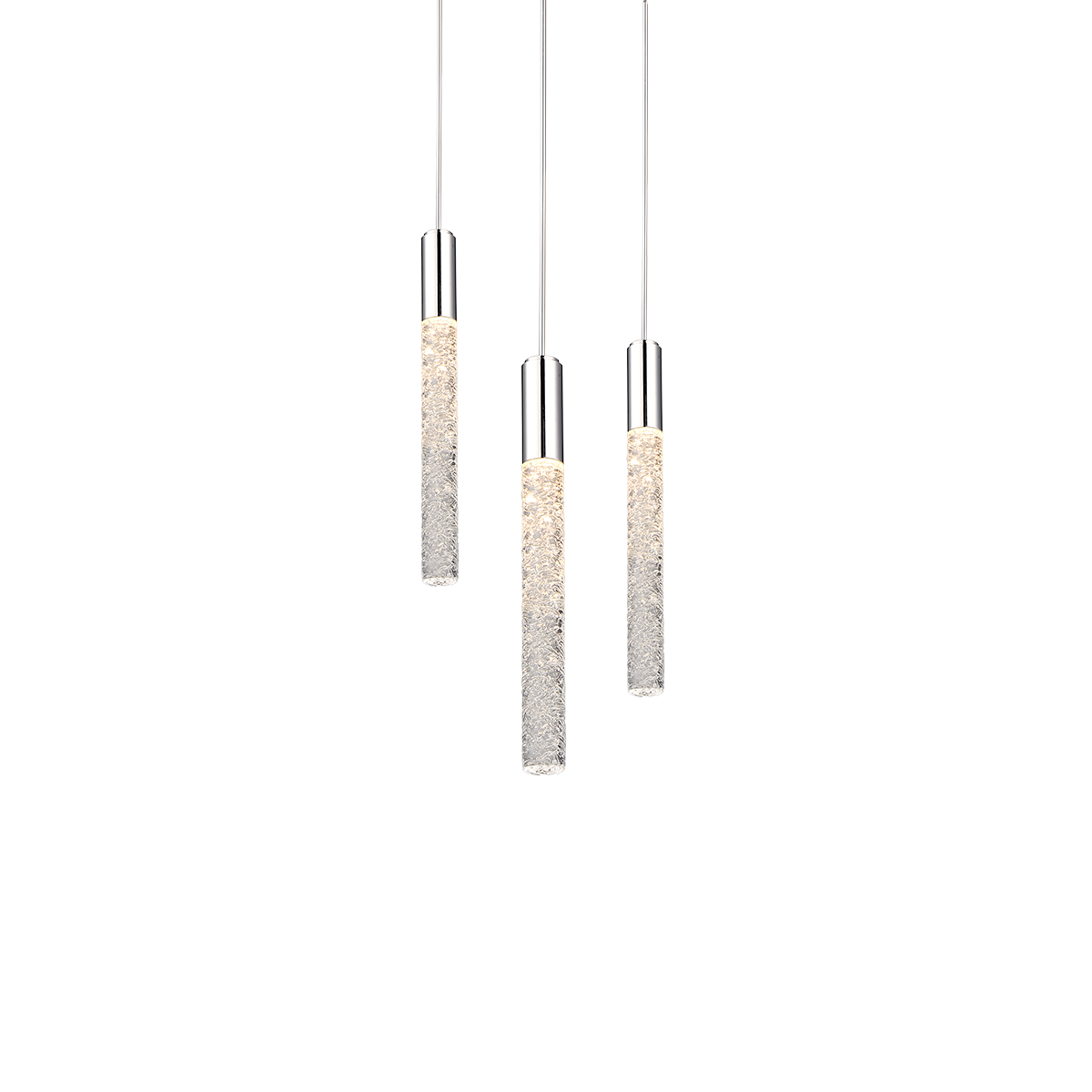 Magic 3 Light Round Pendant - Polished Nickel
