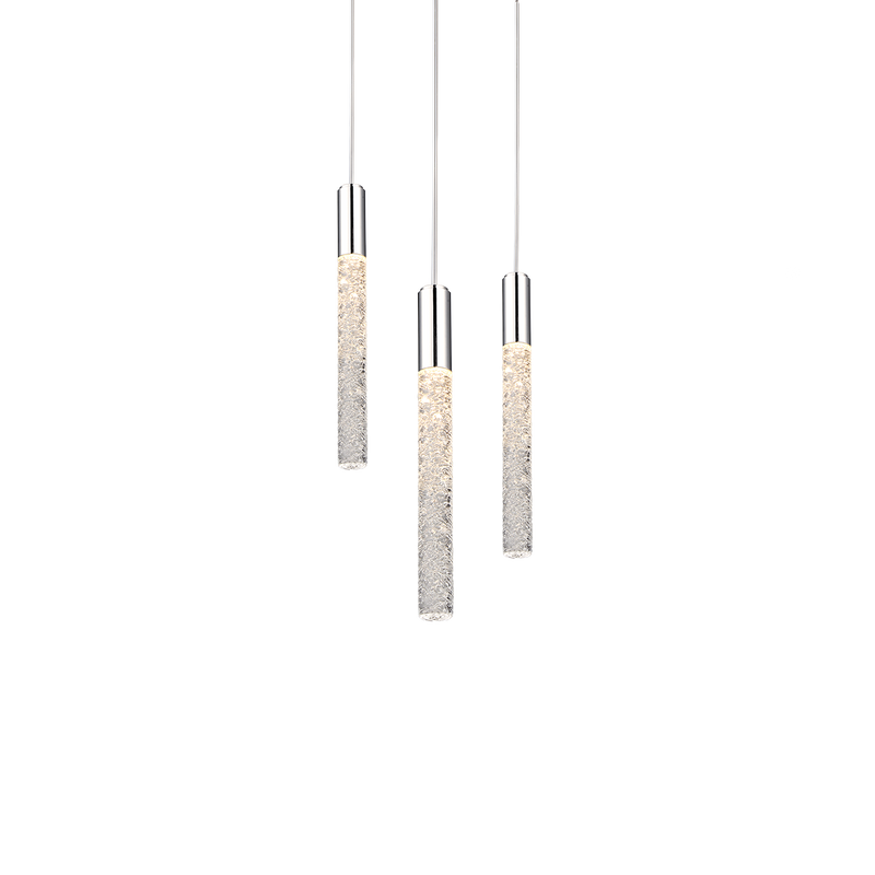 Magic 3 Light Round Pendant - Polished Nickel