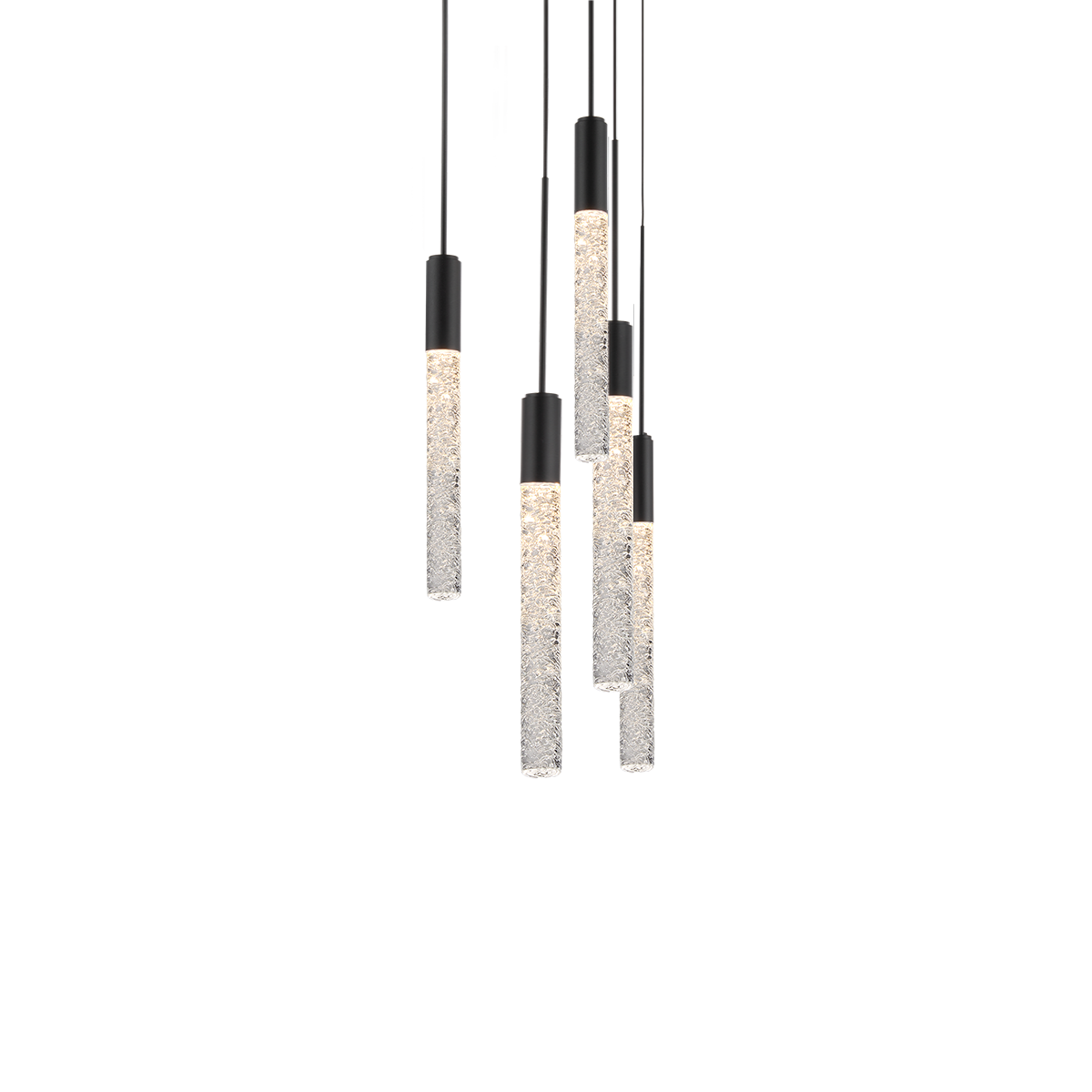 Magic 5 Light Round Pendant - Black