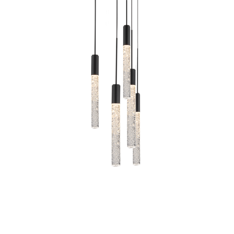 Magic 5 Light Round Pendant - Black