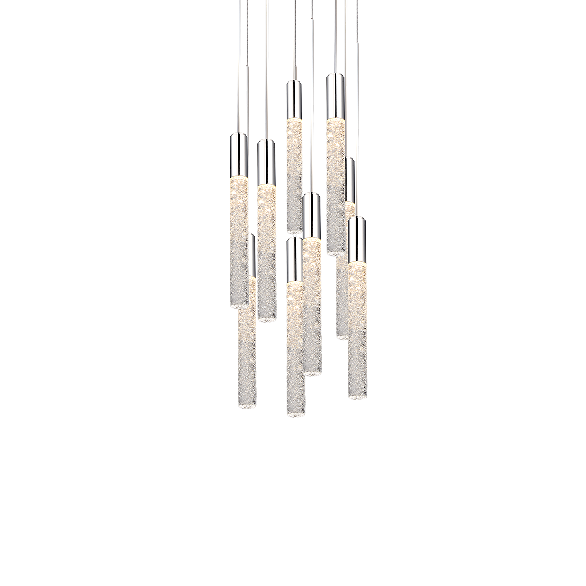Magic 9 Light Round Pendant - Polished Nickel