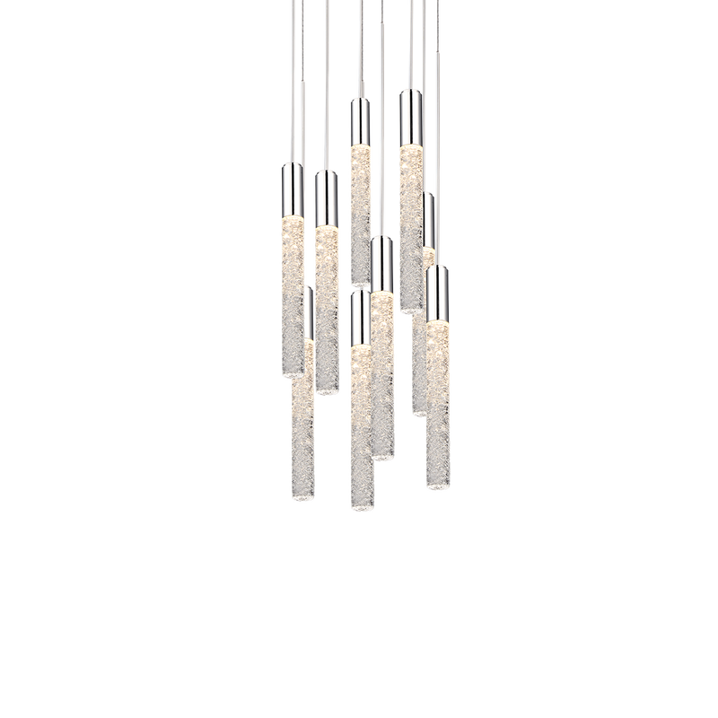 Magic 9 Light Round Pendant - Polished Nickel