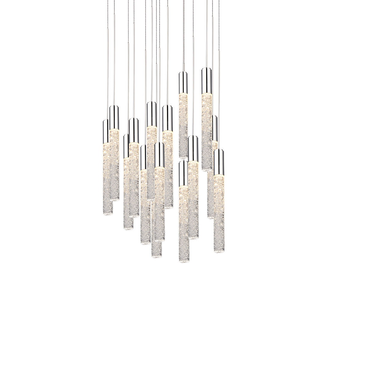Magic 15 Light Round Pendant - Polished Nickel