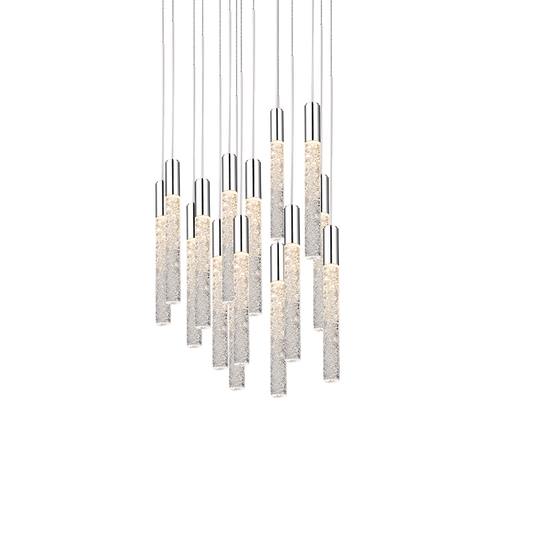 Magic 15 Light Round Pendant - Polished Nickel