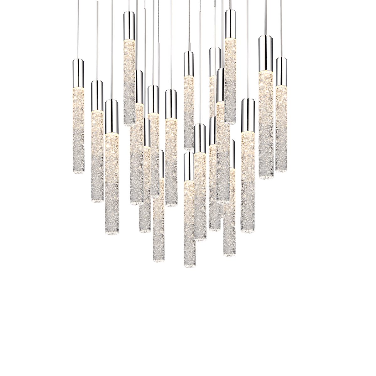 Magic 21 Light Round Pendant - Polished Nickel