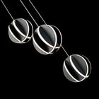 Carillion 3 Light Round Pendant - Black Lifestyle 2