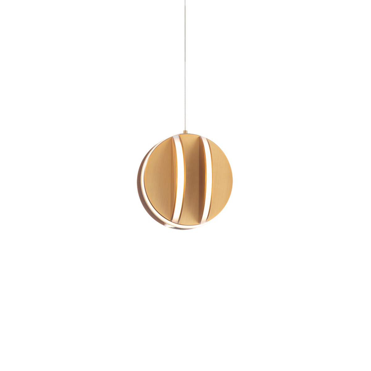 Carillion Mini Pendant - Aged Brass