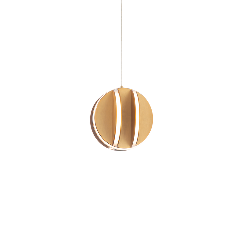 Carillion Mini Pendant - Aged Brass