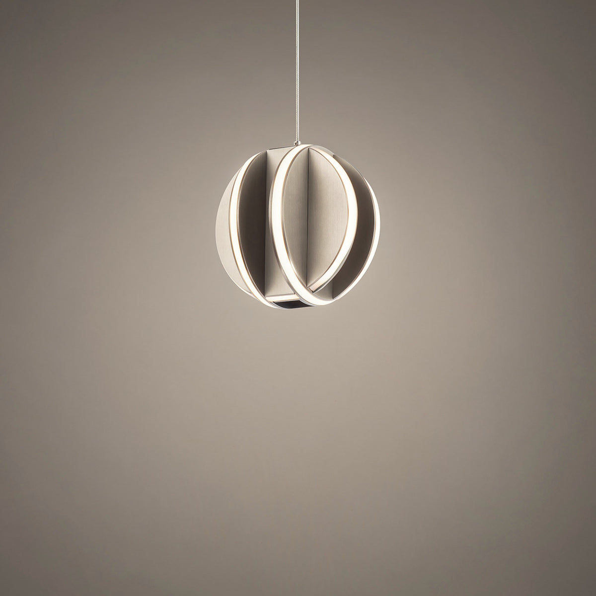 Carillion Mini Pendant - Brushed Nickel Lifestyle