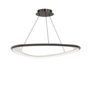 Oyster 33in Pendant - Black Chrome