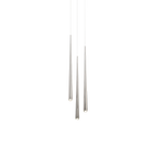 Cascade 3 Light Round Pendant - Polished Nickel