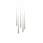 Cascade 5 Light Round Pendant - Polished Nickel