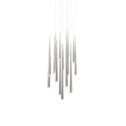 Cascade 15 Light Round Pendant - Polished Nickel