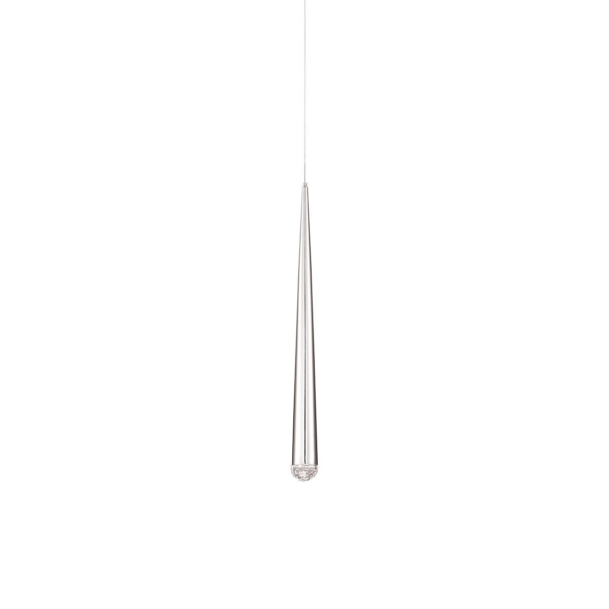 Cascade Mini Pendant 19in Polished Nickel