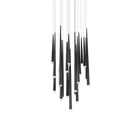 Cascade 21 Light Round Pendant - Black