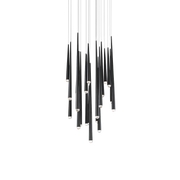 Cascade 21 Light Round Pendant - Black