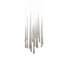 Cascade 21 Light Round Pendant - Polished Nickel