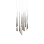 Cascade 21 Light Round Pendant - Polished Nickel