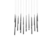 Cascade 23 Light Linear Pendant - Black