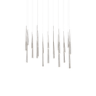Cascade 23 Light Linear Pendant - Polished Nickel