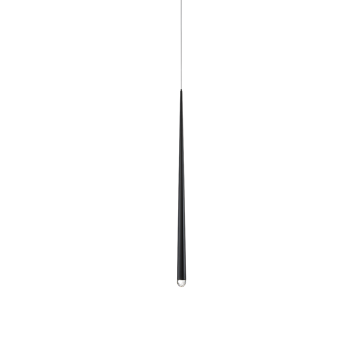 Cascade Mini Pendant 28in Black
