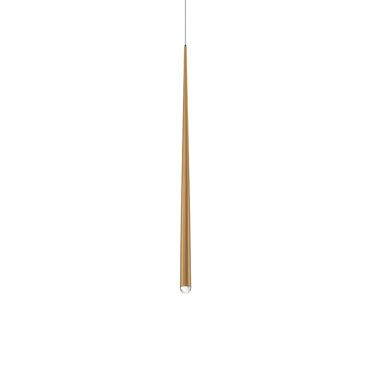 Cascade Mini Pendant 37in Aged Brass