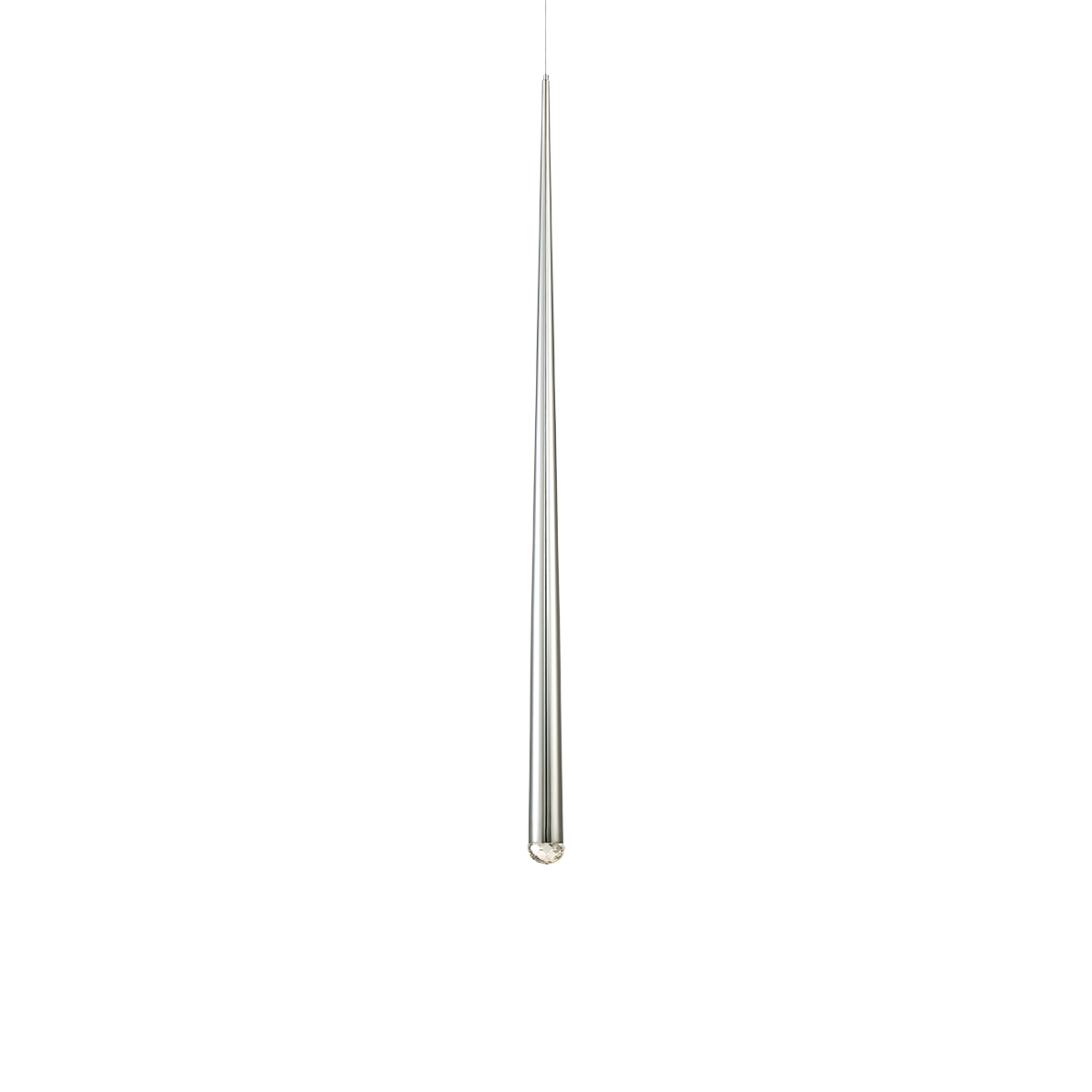 Cascade Mini Pendant 37in Polished Nickel
