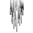Cascade 41 Light Square Crystal - Black