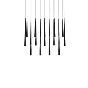 Cascade 14 Light Linear Etched - Black
