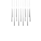 Cascade 14 Light Linear Etched - Polished Nickel