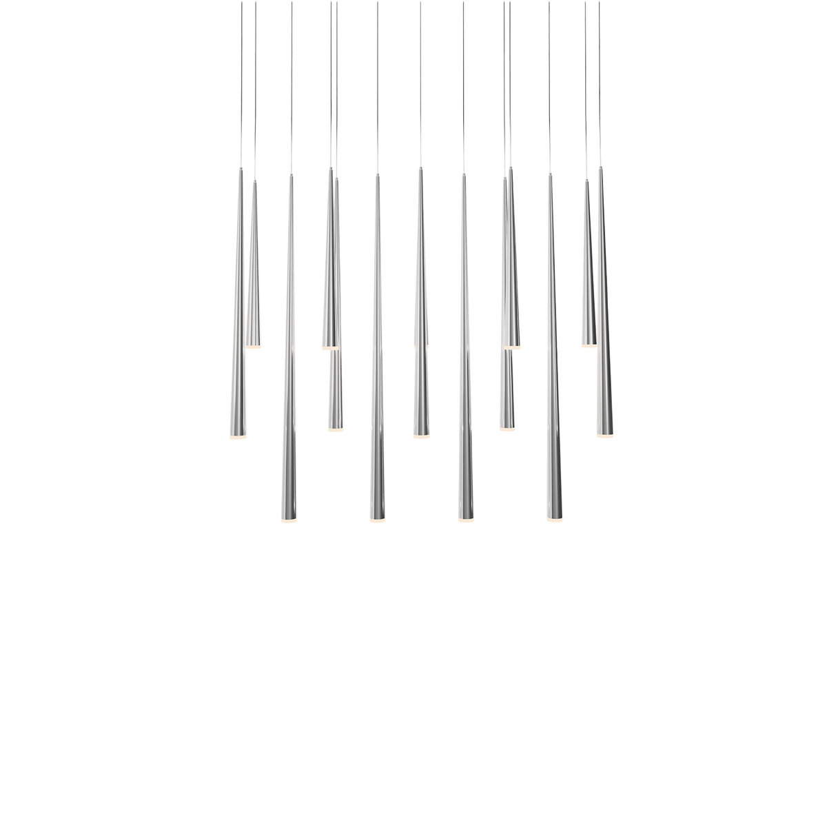 Cascade 14 Light Linear Etched - Polished Nickel