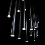 Cascade Flat 23 Light Linear Pendant Lifestyle