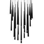 Cascade 25 Light Square Etched - Black