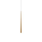 Cascade Mini Pdt Flat Glass 28in Aged Brass