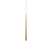 Cascade Mini Pdt Flat Glass 28in Aged Brass