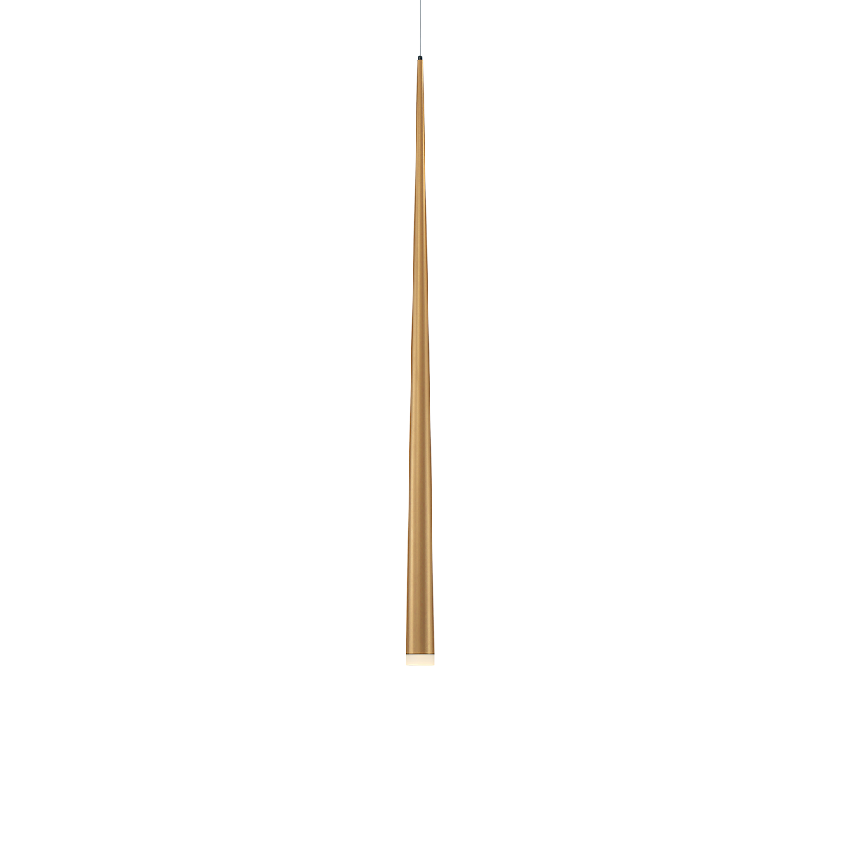 Cascade Mini Pdt Flat Glass 37in Aged Brass