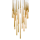 Cascade 41 Light Square Etched - Aged Brass