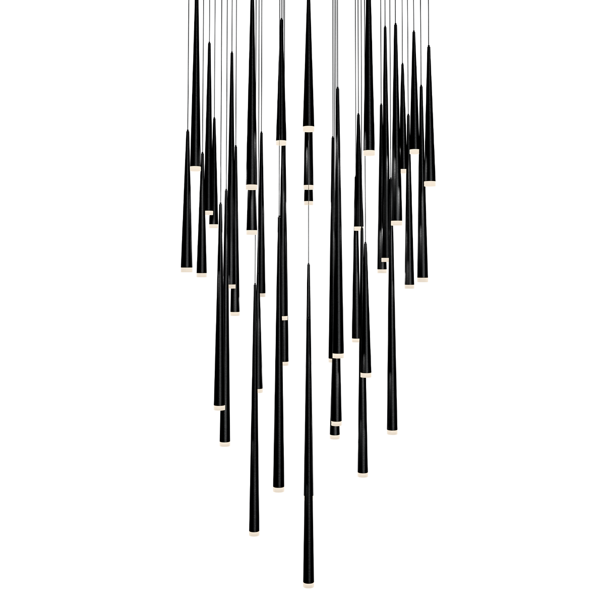 Cascade 41 Light Square Etched - Black