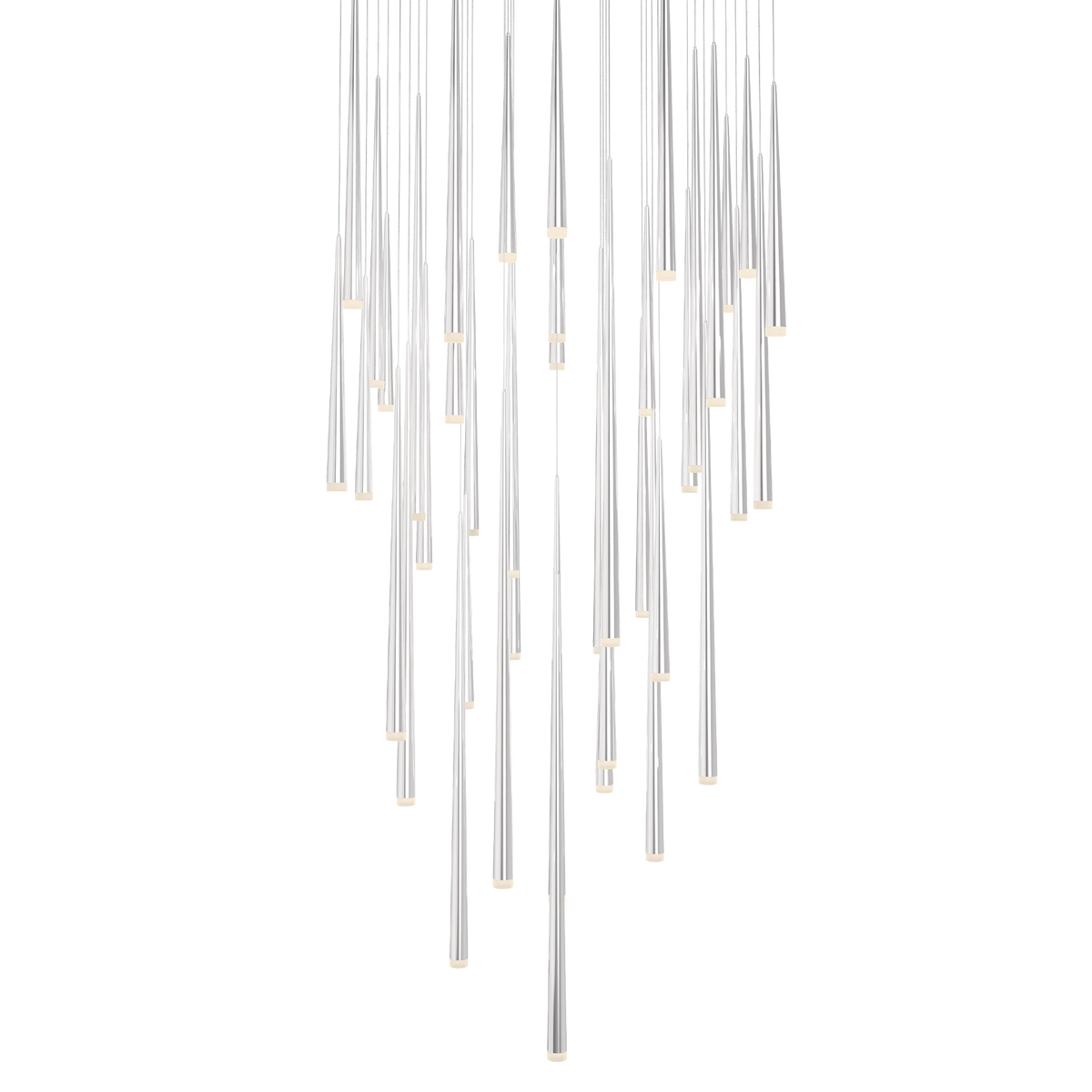 Cascade 41 Light Square Etched - Polished Nickel
