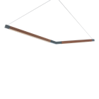 Bough Linear Pendant - Black/Dark Walnut
