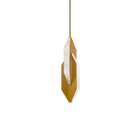 Azure Mini Pendant Aged Brass angle 2