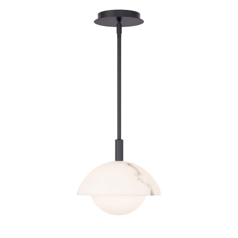 Moonstone 10in Mini Pendant - Black