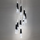 Kilt 9-Light Round Multi Pendant - Black detail
