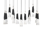 Kilt 14-Light Linear Multi Pendant - Black