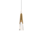 Kilt Mini Pendant - Aged Brass