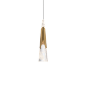 Kilt Mini Pendant - Aged Brass